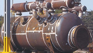 Nearly 400 tonnes of Grade 7-490AL50 modified XLERPLATE® steel has gone into construction of propane vessels, which were designed by WE Smith.